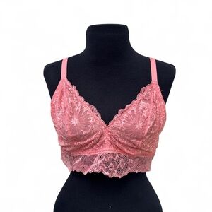 Victoria's Secret Coral Lace Bralette